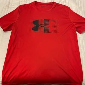 6 Under Armour heat gear shirts size large